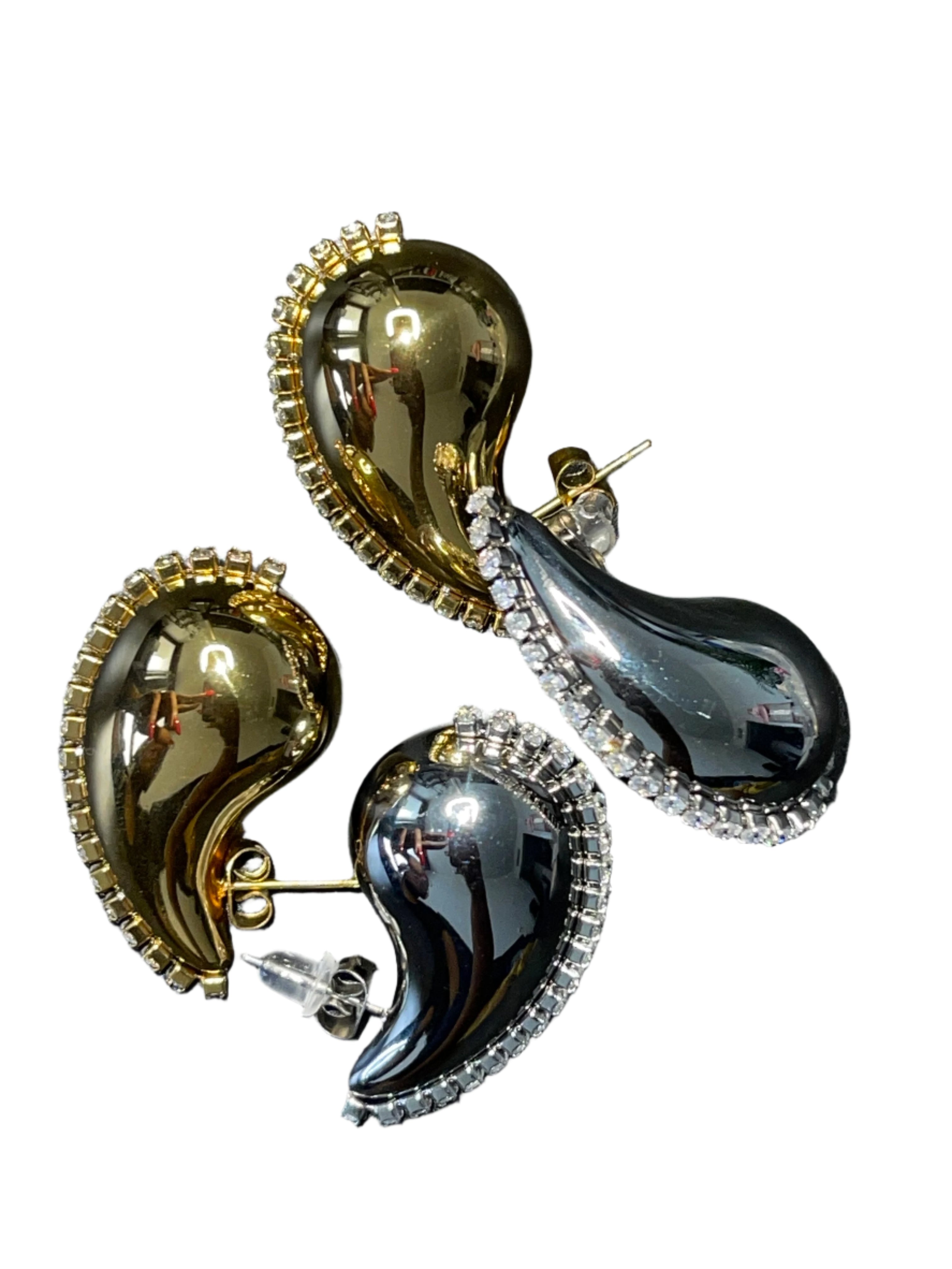 Earrings: BRIANNA Diamond Teardrop Earrings picture