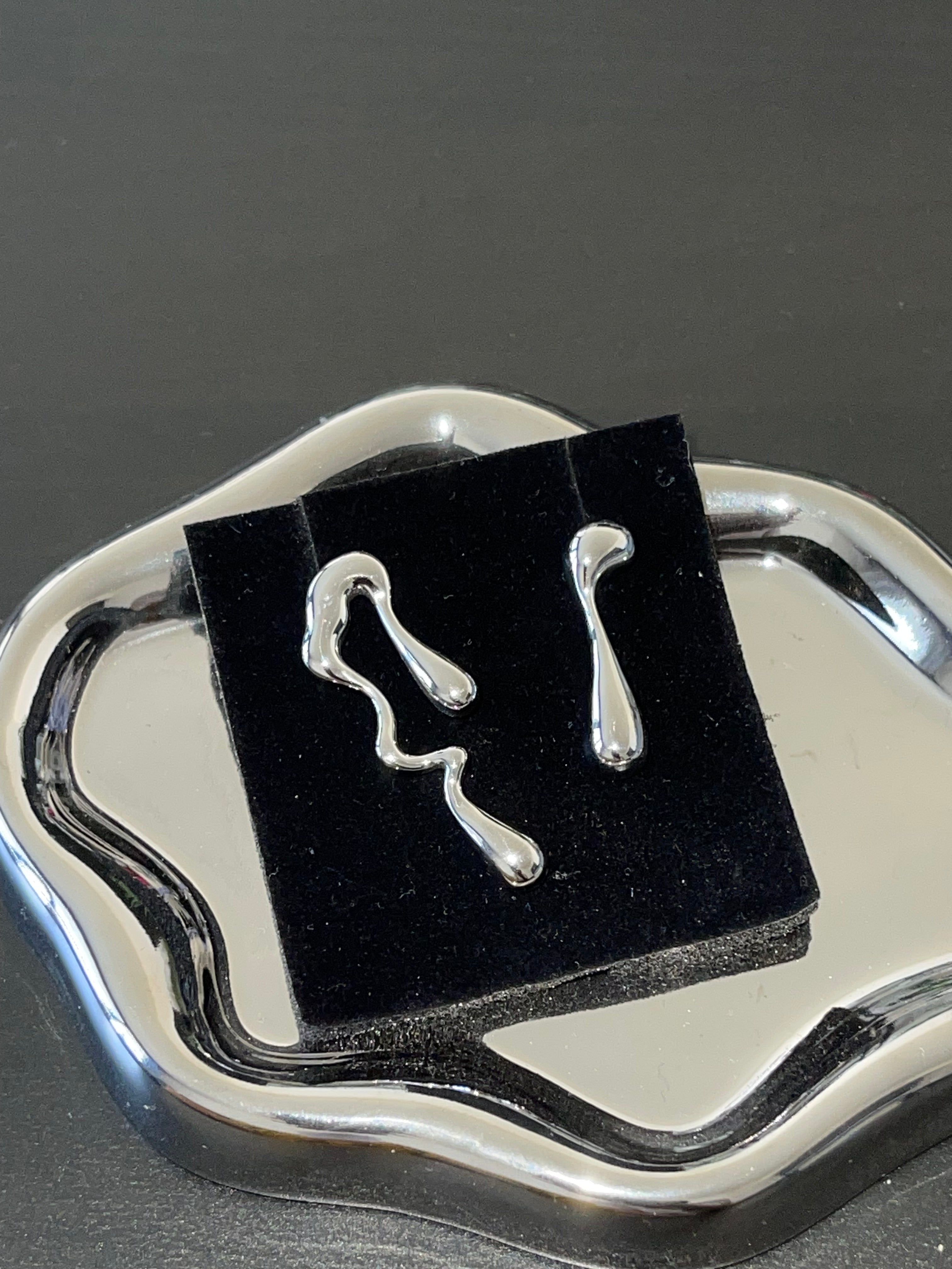 Boucles d'oreilles pendantes peinture SORAYA