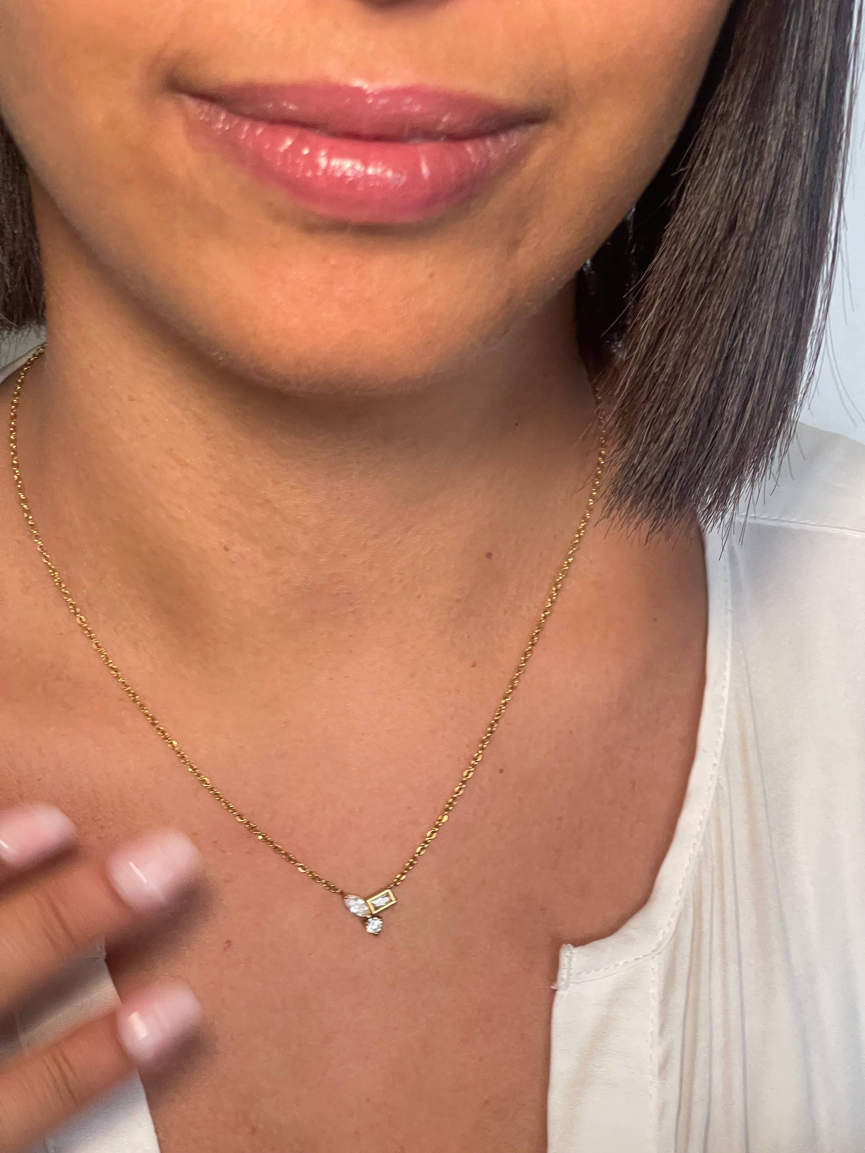 ZARIAH – Mini Trio Crystal Necklace
