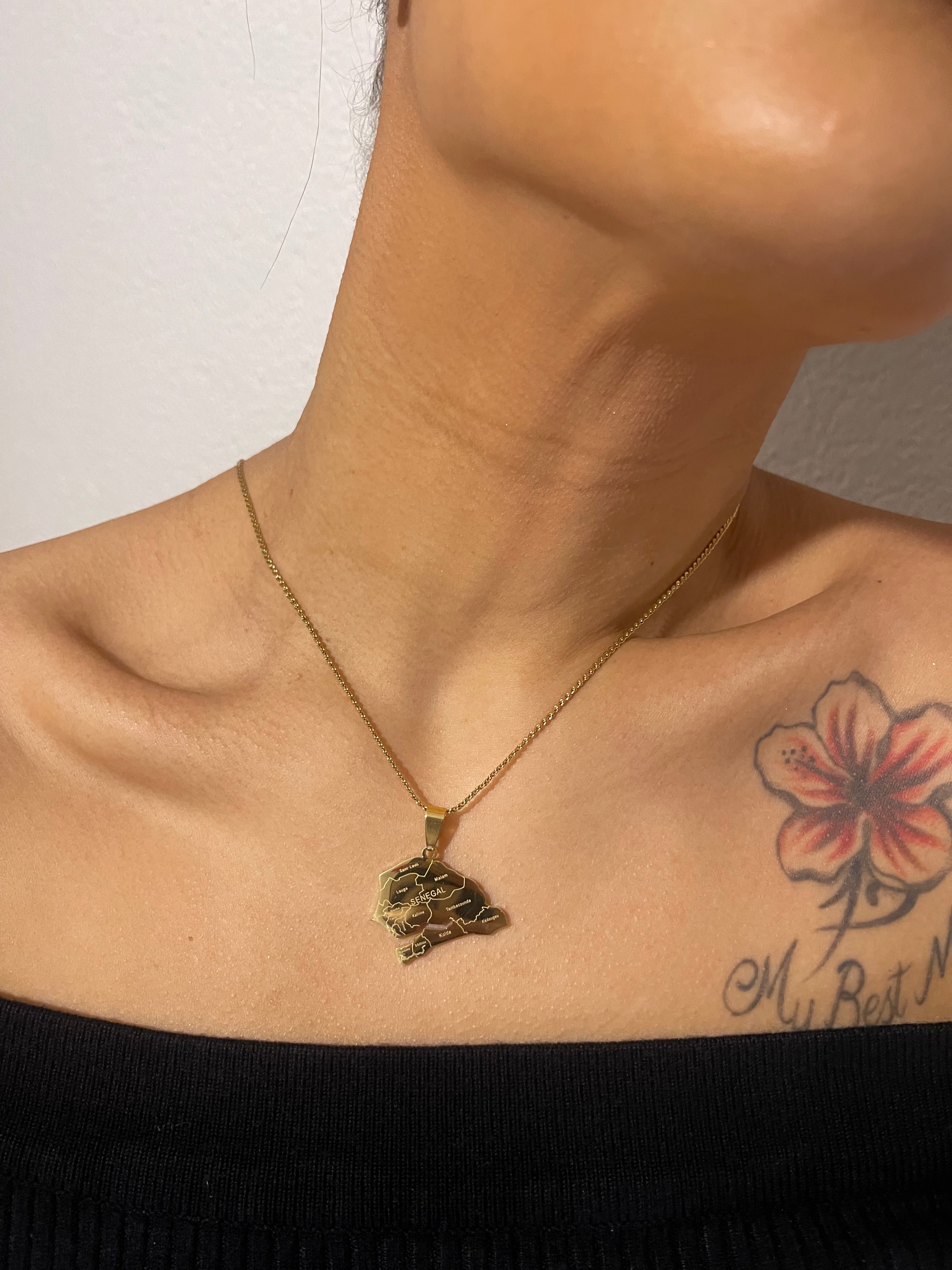 SENEGAL golden necklace
