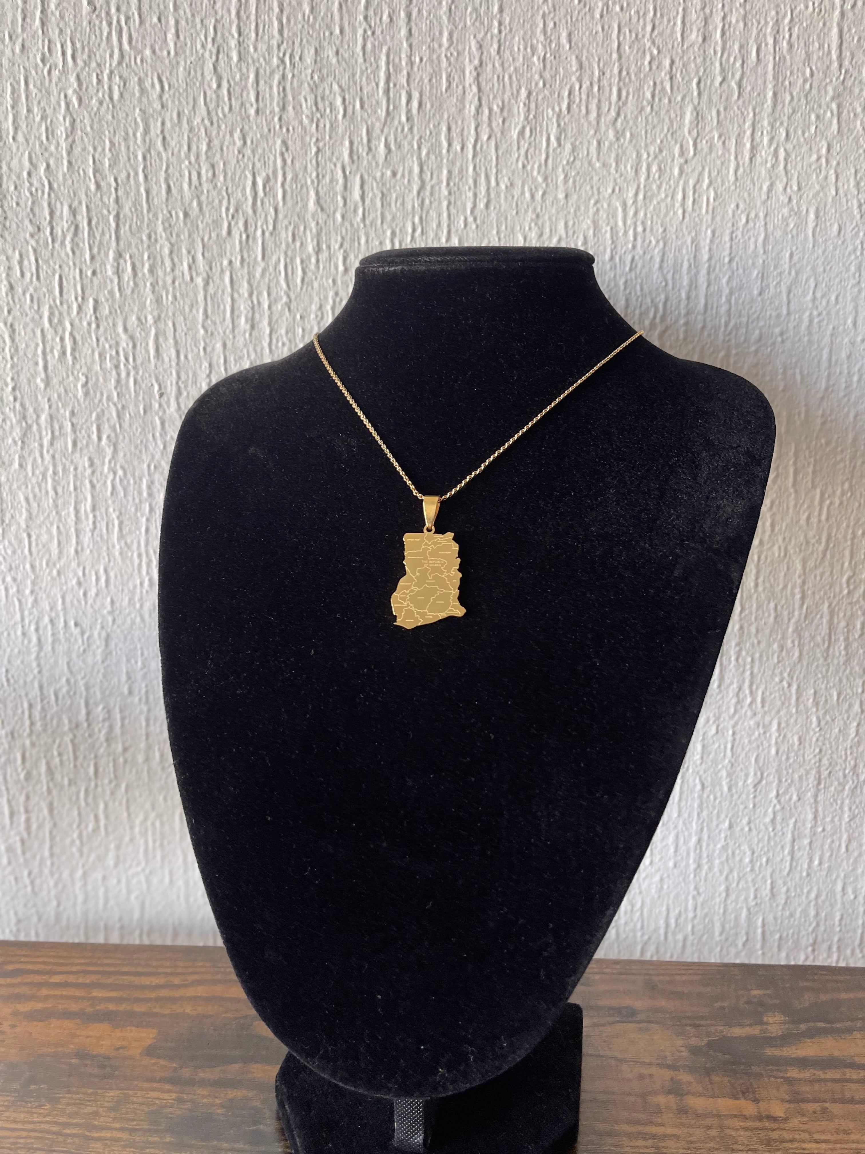 GHANA golden necklace