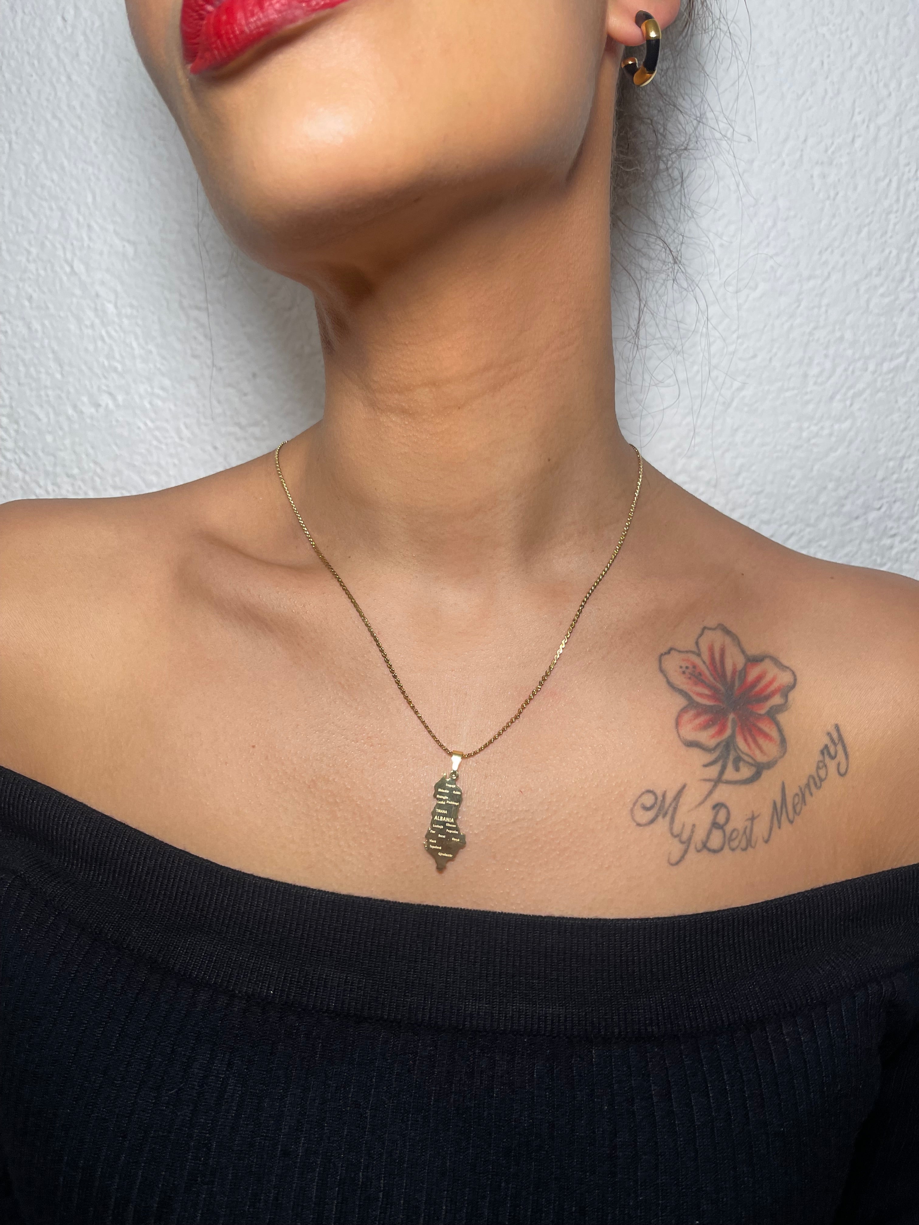 ALBANIA gold necklace