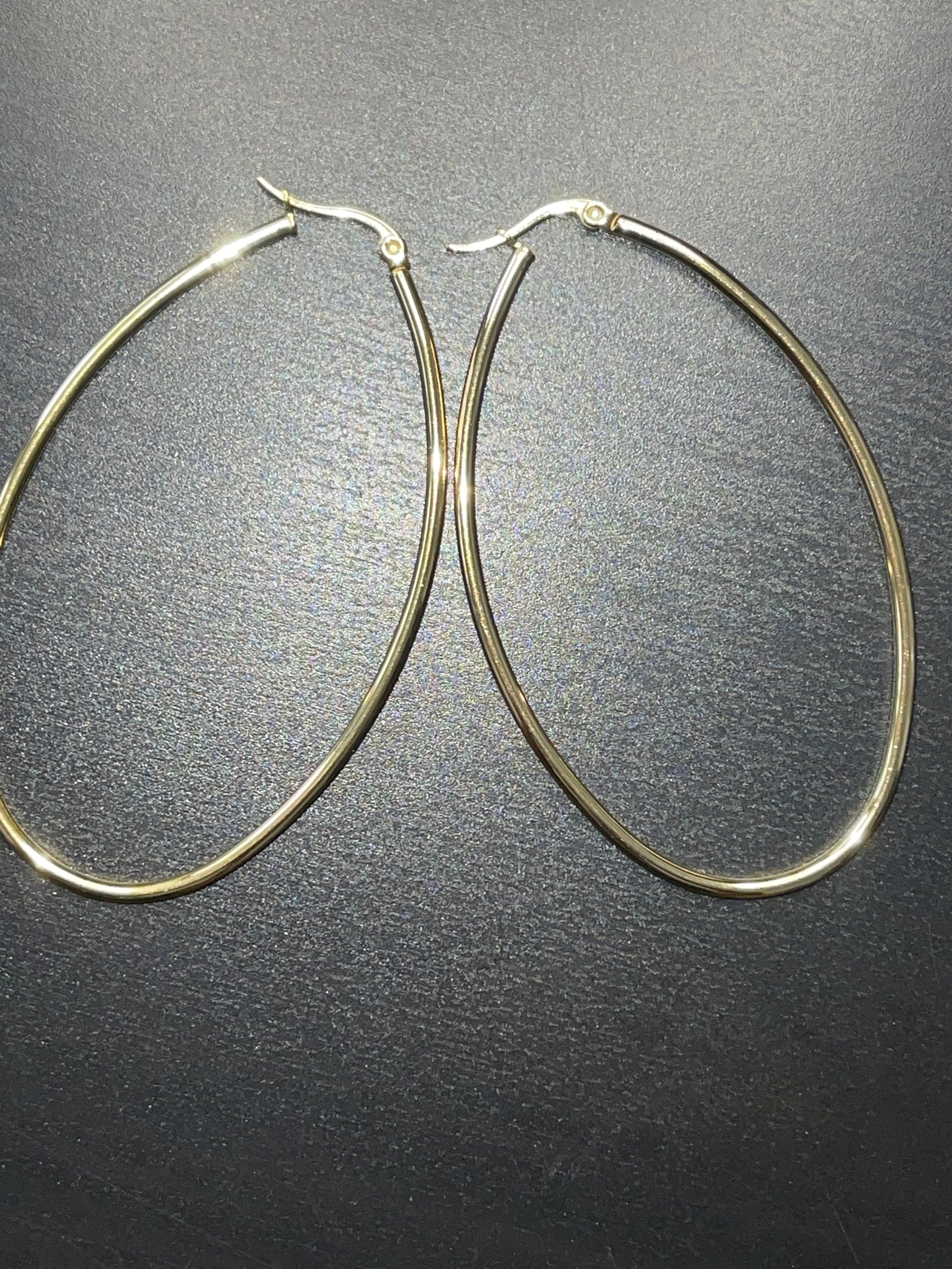 Créoles minimalistes ovales JADA