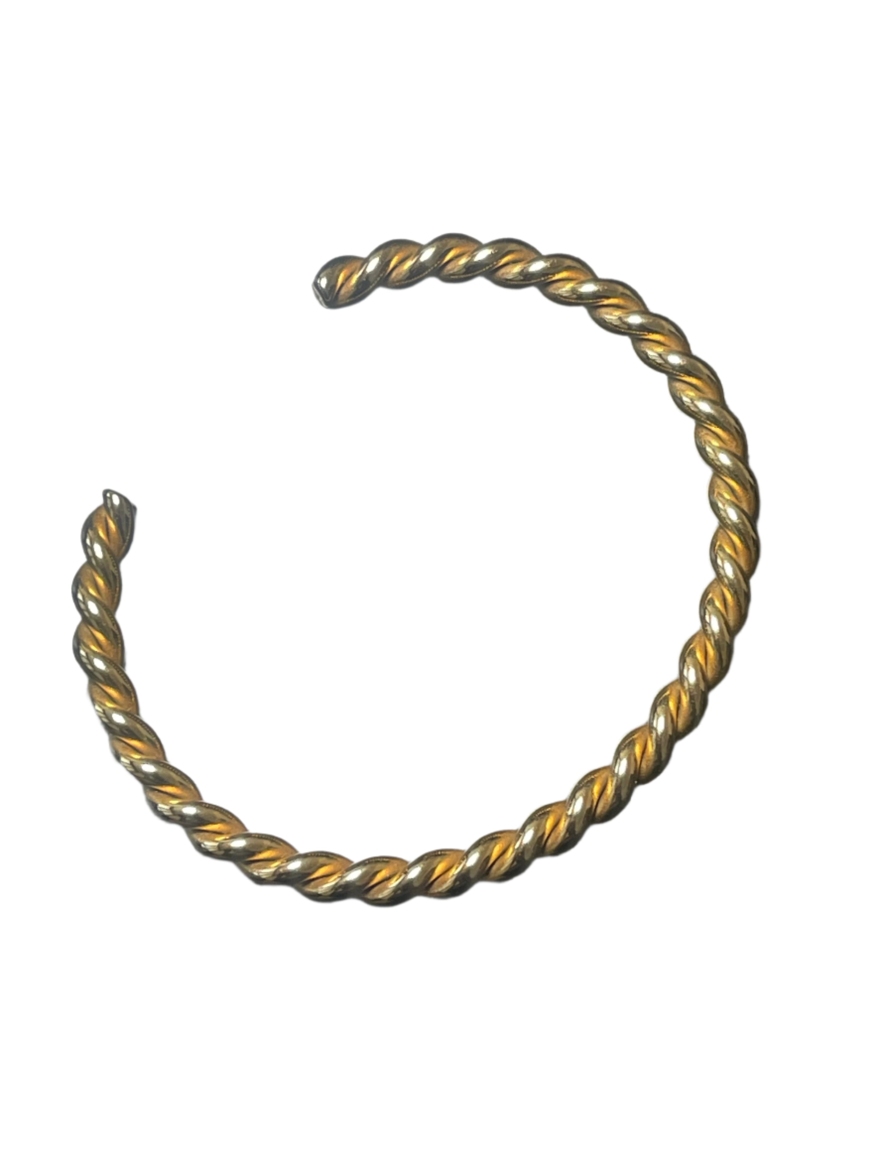 gold twist bangle main picture
