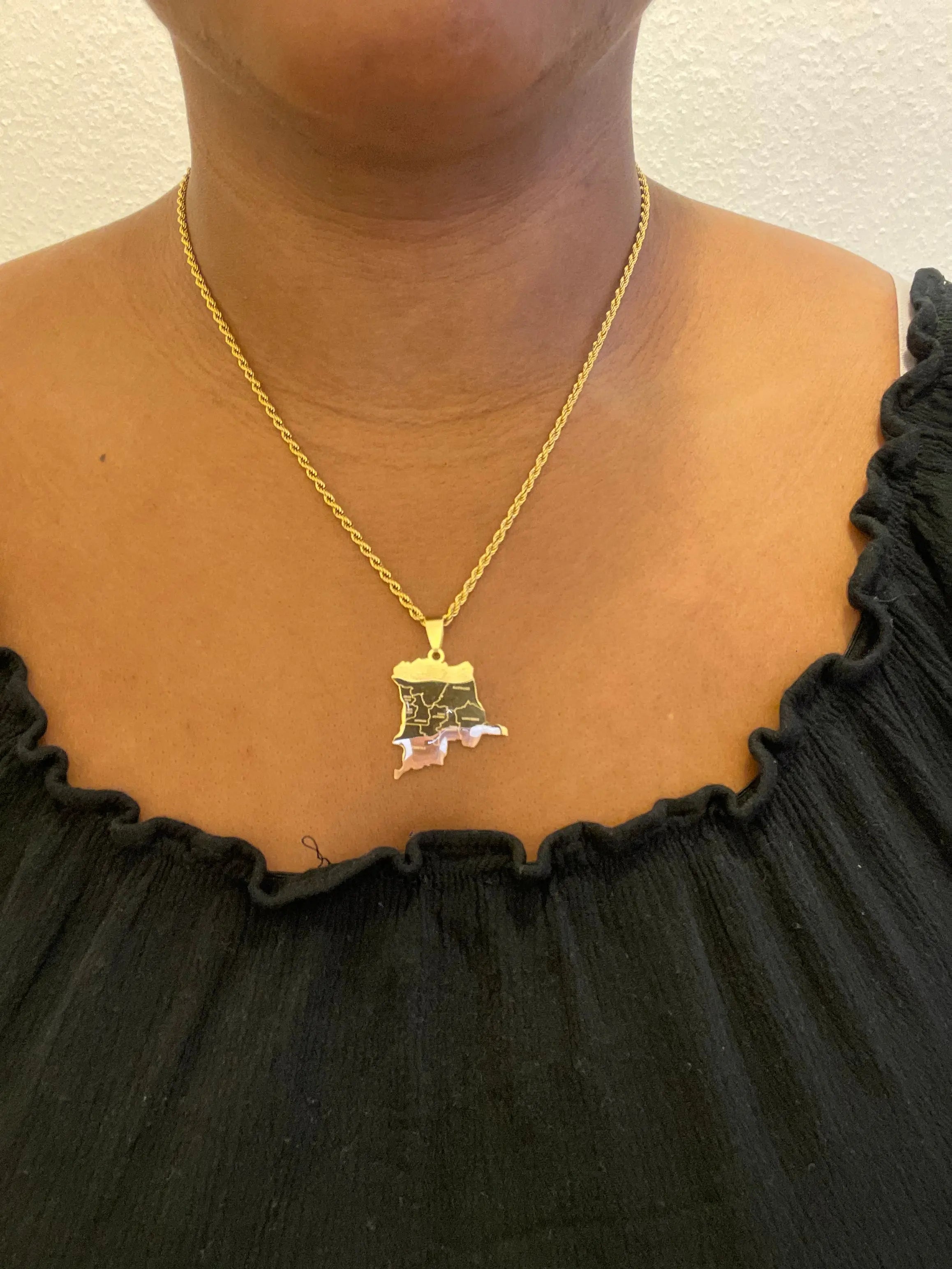 RDC CONGO Pendant Necklace Chain - The Halter Corner