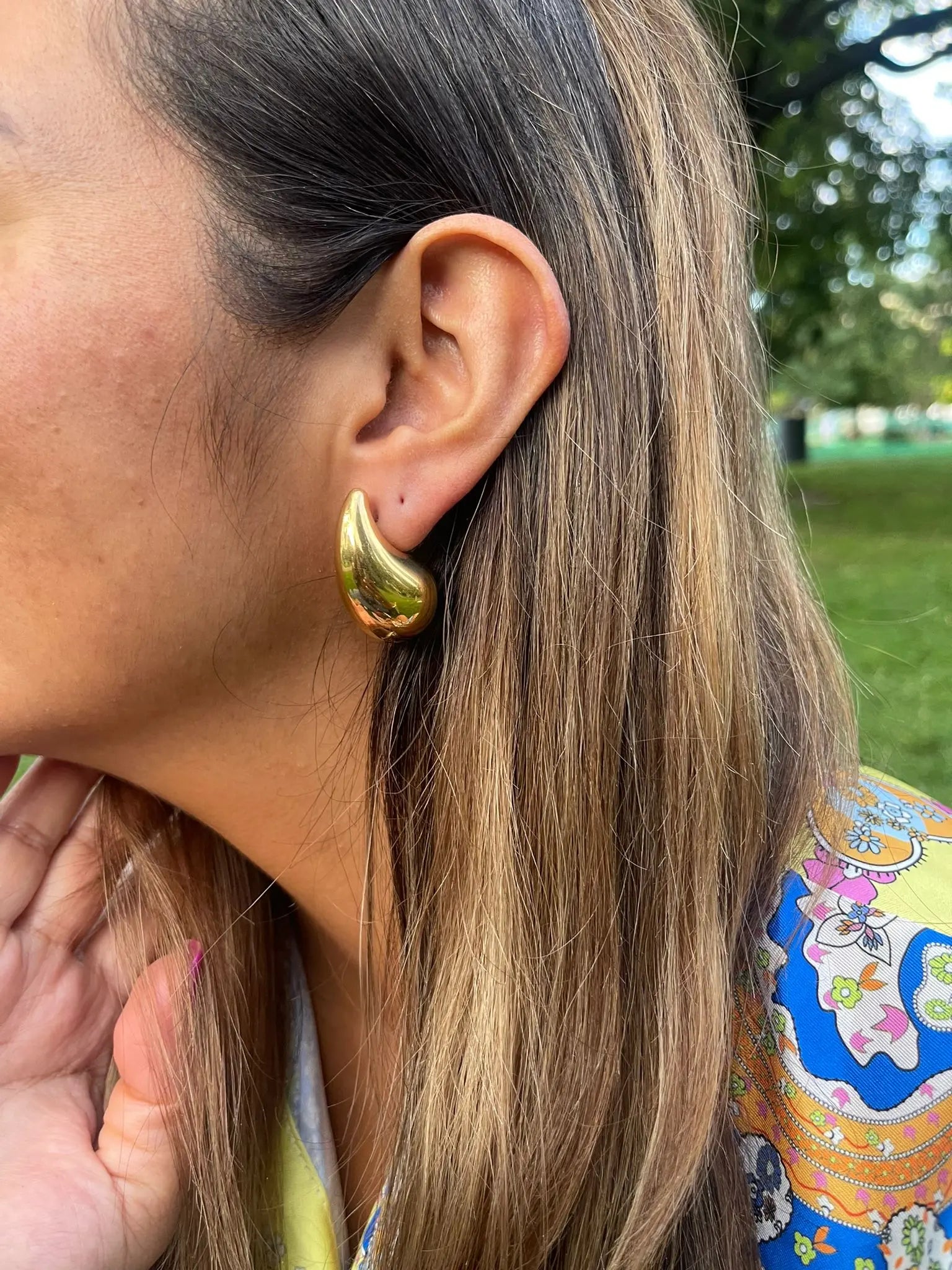 BRIELLE chunky Tear Drop Earrings - The Halter Corner