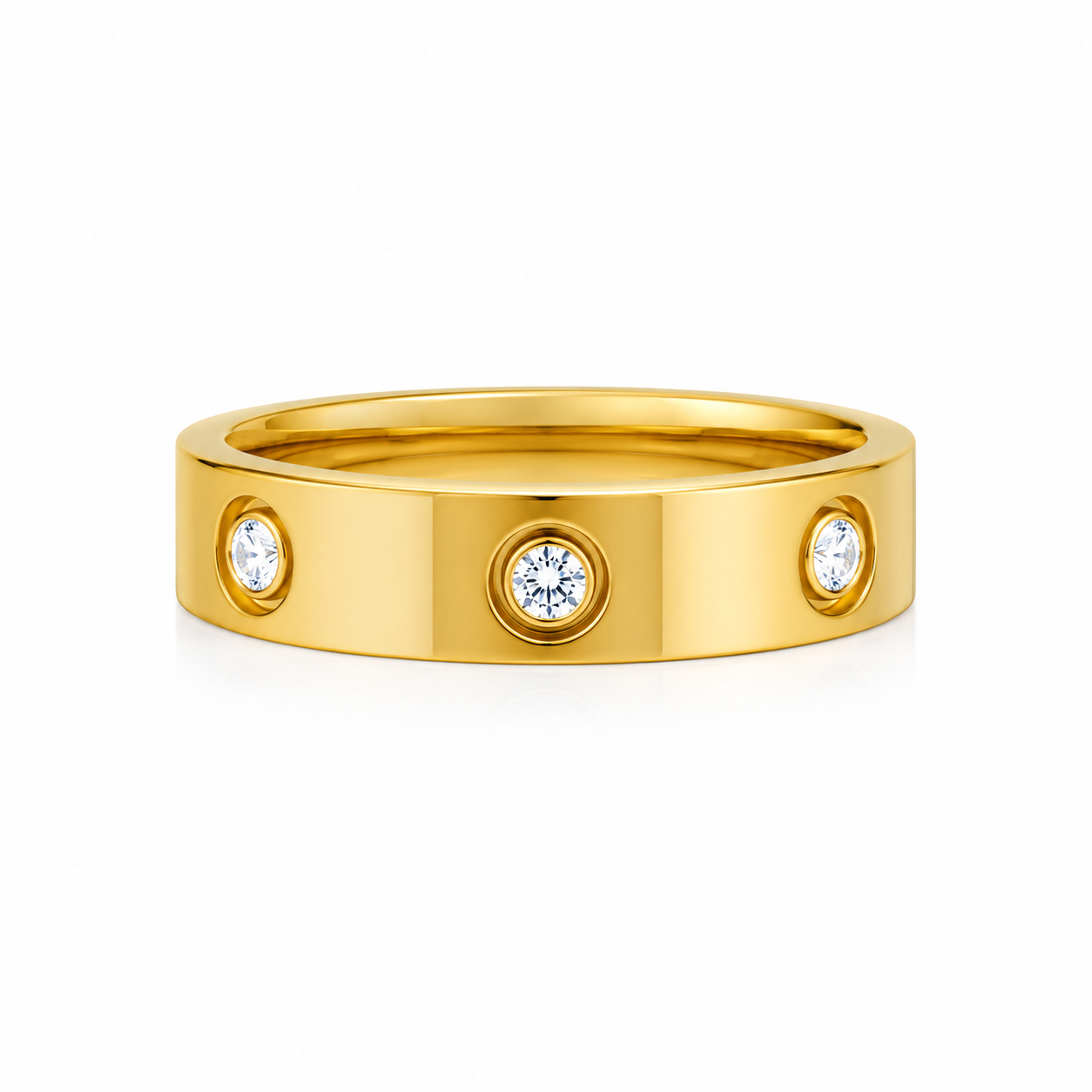ELISE Women's Gold Ring with CZ | Elegant & Timeless Jewelry