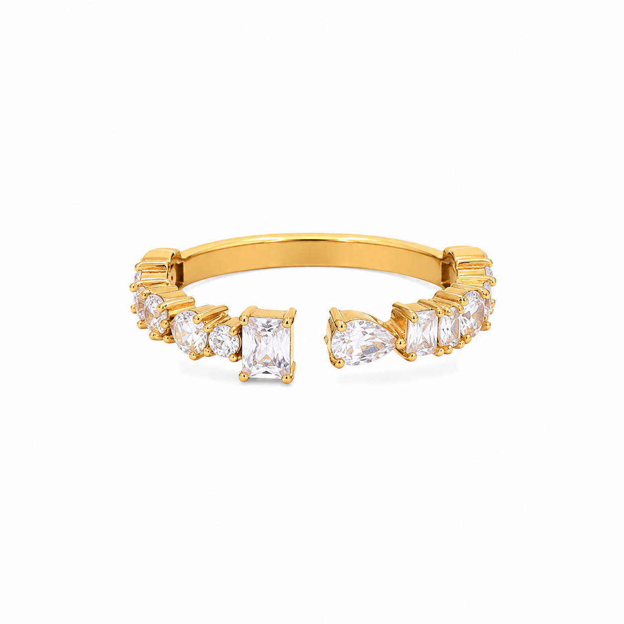 SIENNA Open Crystal Ring