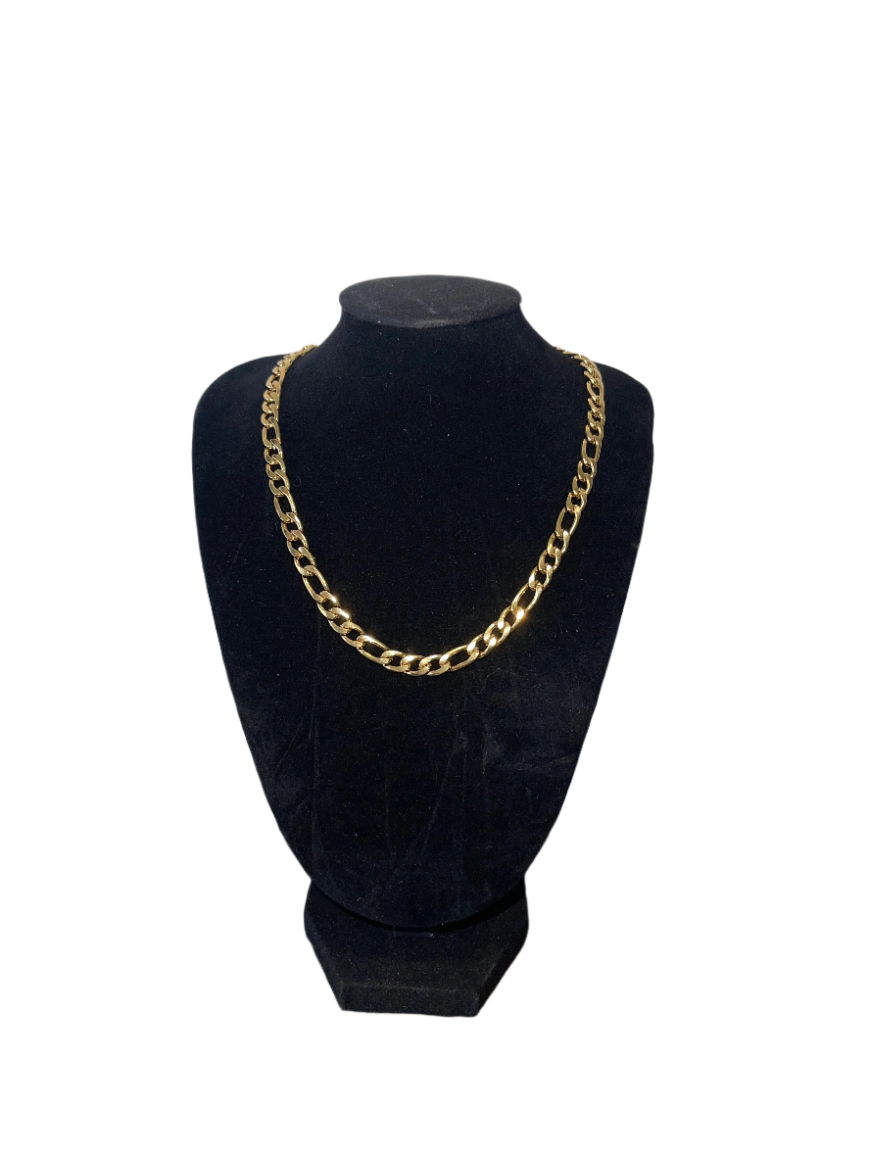 CLYDE 18K Gold Figaro Necklace