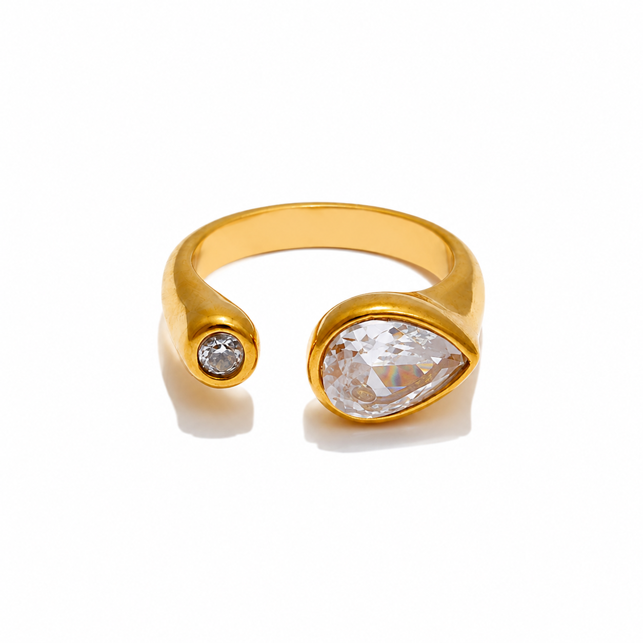 PARIS – Asymmetrical Crystal Ring