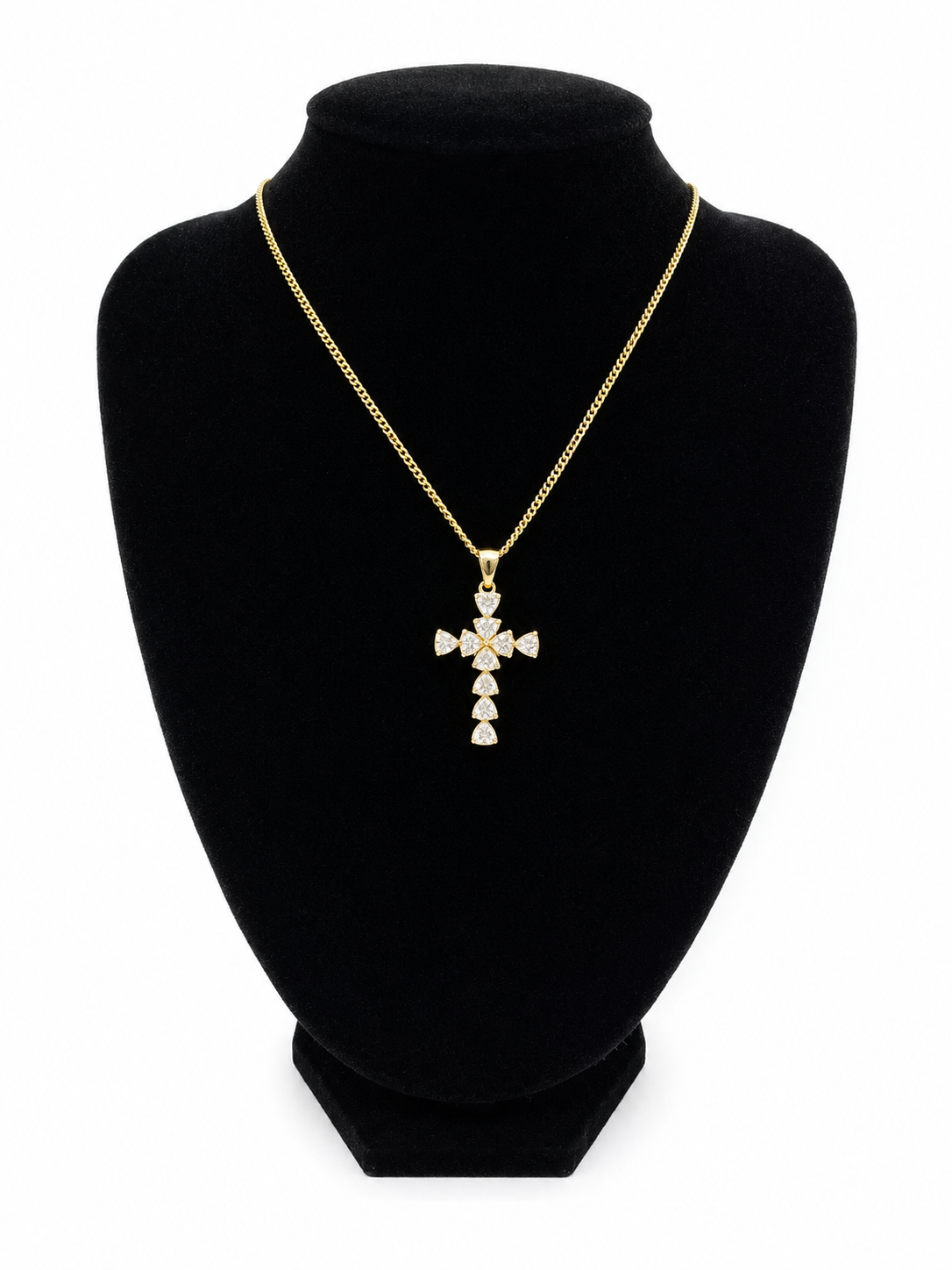GRACE – Crystal Cross Pendant Necklace