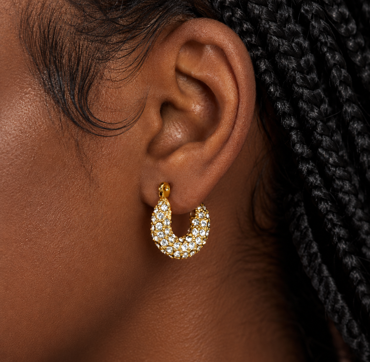 KARIN Tiny Hoop Earrings