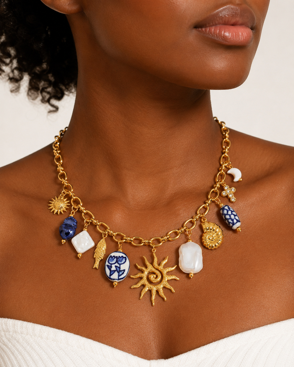 SOLENE Charm Necklace