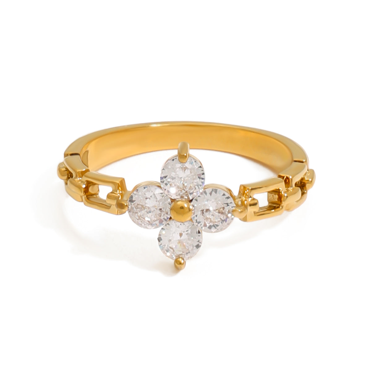 CELIA Ring – Floral Sparkle